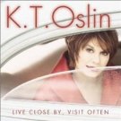 K.T. oslin - live close by visit often CD 2001 BNA used mint barcode punched K.T. oslin - live close by visit often CD 2001 BNA used mint barcode punched