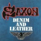 saxon - denim and leather CD 1996 disky made in holland used mint