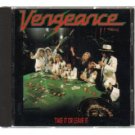 vengeance - take it or leave it CD 1988 sony epic made in japan like new 25-8P-5085