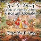 J.C.F. bach trios and sonatas - trio bell'arte CD 1996 premier recordings used mint