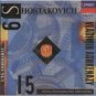 shostakovich symphonies 9 & 15 - royal philharmonic & ashkenazy CD 1992 decca BMG Direct used mint