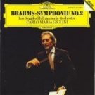 brahms symphonie no.2 - LA philharmonic with giulini CD 1981 DG used mint