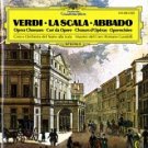 verdi opera choruses - la scala abbado CD 1975 polydor deusche grammophon used mint