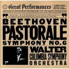 beethoven symphony no.6 pastorale by columbia symphony orchestra and walter CD 1985 CBS mint