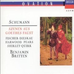 schumann - szenen aus goethes faust - britten fischer-dieskau CD 2-discs1990 decca mint
