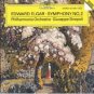 elgar - symphony no.2 - philharmonia orchestra with giuseppe sinopoli CD 1988 DG polydor mint