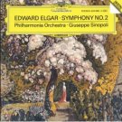 edward elgar symphony no.2 - sinopoli with philharmonia orchestra CD 1988 polydor mint
