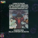 capriccio italien, a night on bare mountain, sorcerer's apprentice - DSO & mata CD 1982 RCA japan