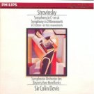 stravinsky symphony in C & symphony in 3 movements - colin davis CD 1987 philips