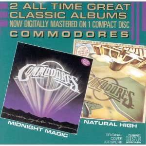 commodores - midnight magic / natural high CD 1986 motown used mint