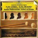 Haydn Symphonies No. 103 London & No. 104 - berlin phil & karajan CD 1982 polydor mint