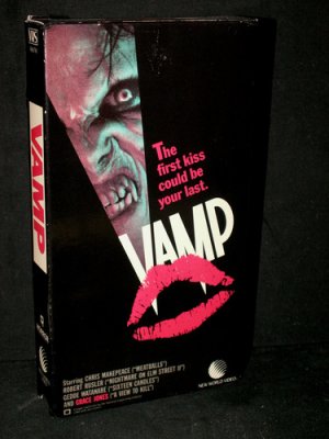 vamp - chris makepeace robert rusler gedde watanabe grace jones VHS 1986 balcor new world used