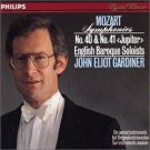 mozart symphonies nos. 40 & 41 - gardiner CD 1992 polygram BMG Direct used mint