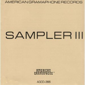 american gramaphone records sampler III CD 1984 dots and lines used mint