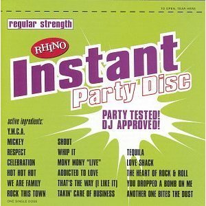 instant party disc - regular strength CD 1999 rhino used mint