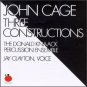john cage - three constructions CD 1989 tomato used mint