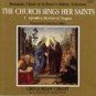 church sings her saints vol 1 - monastic choir of st. peter's abbey, solesmes CD like new
