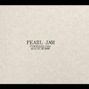 pearl jam - cincinnati ohio august 20 2000 CD 2-discs used mint