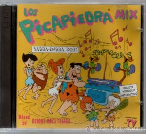 quique roca tejada - los picapiedra mix CD 2-discs 1994 blanco y negro used mint