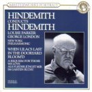 paul hindemith - when lilacs last in the dooryard bloom'd & requiem CD 1990 sony mint