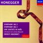 honegger Symphonies 2 & 4 and Une Cantate Noel - ansermet CD 1991 decca london used mint
