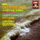 Ibert - Divertissement 1-6 Symphonie Marine Bacchanale Louisville Concerto Bostoniana CD 1987 EMI