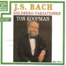 j.s. bach goldberg variations - ton koopman CD 1988 erato 32 tracks used mint