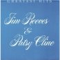jim reeves & patsy cline - greatest hits CD 1981 RCA BMG Direct used mint