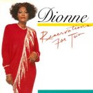 dionne warwick - reservations for two CD 1987 arista used mint