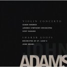 john adams - violin concert and shaker loops CD 2005nonesuch used mint