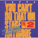 zappa - you can't do that on stage any more vol.2 CD 2-discs 1988 rykodisc barking pumpkin used