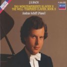 bach - The Well Tempered Clavier Book II - András Schiff CD 2-discs 1987 decca used mint