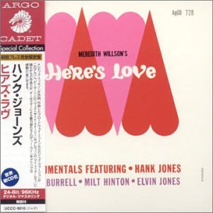 meredith wilson's here's love featuring hank jones kenny burrell milt hinton CD 2002 argo japan new