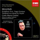 brahms symphony no.4 + variations on a theme by haydn - carlo maria giulini CD 2-discs 2004 emi