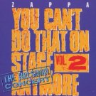 frank zappa - you can't do that on stage anymore vol.2 helsinki concert CD 2discs 1988 rykodisc frank zappa - you can't do that on stage anymore vol.2 helsinki concert CD 2discs 1988 rykodisc