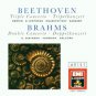 beethoven triple concerto + brahms double concerto - oistrakh CD 1990 EMI used mint
