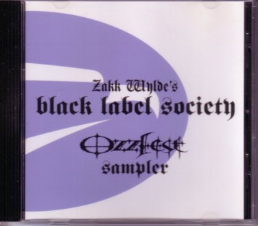 zakk wylde's black label society ozzfest sampler CD 2004 9 tracks used mint