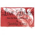gwendolyn watson - love letters trios for flute viola & cello CD 1998 21 tracks used mint