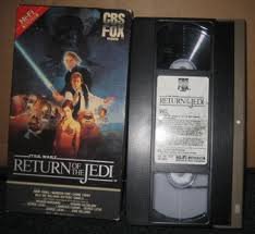 star wars return of the jedi VHS first edition five star collection ...