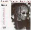 cecil taylor quartet - qu'a live at the irridium vol.1 CD 1998 cadence cadence!]used mint