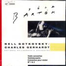 bela bartok violin concertos nos. 1 & 2 - nell gotkovsky / charles gerhart CD 1980 pyramid