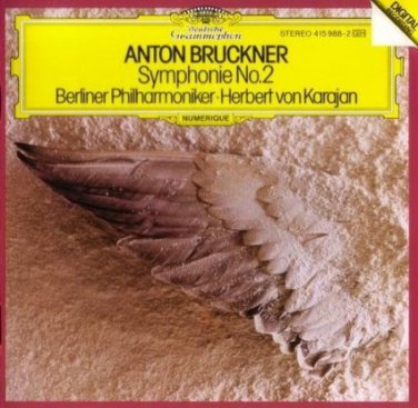 anton bruckner symphonie no.2 - berliner philharmoniker + karajan CD 1982 polydor DG