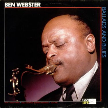 ben webster - ballards and blues CD 1985 jazz life made in korea 10 tracks used like new
