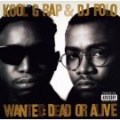 kool g rap & dj polo - wanted dead or alive CD 1990 cold chillin' warner 13 tracks used mint