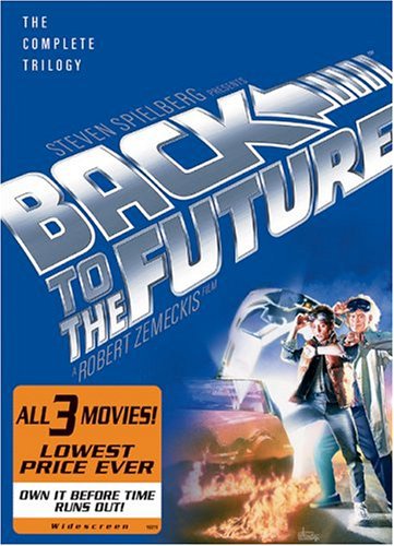 back to the future complete trilogy DVD 3-disc set full screen 2002 universal used mint
