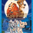 lady and the tramp II - scamp's adventure Blu-ray + DVD 2012 disney used like new