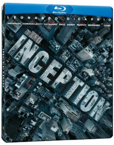 inception - limited steelbook edition blu-ray + DVD used mint