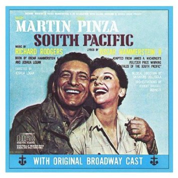 richard rodgers - south pacific - martin pinza and original broadway cast CD columbia 16 tracks used
