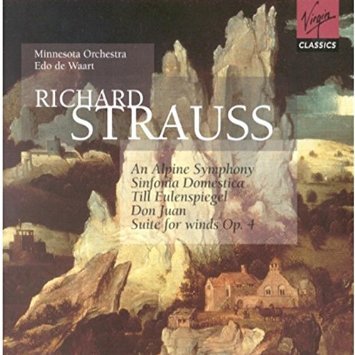 richard strauss - alpine symphony etc - minnesota orchestra w/ waart 2CDs 1998 virgin used mint