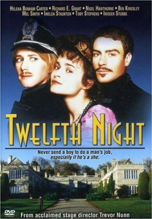 twelfth night - helena bonham carter + richard e grant DVD 2005 image new